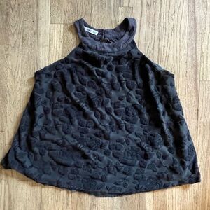 Maurices Black Textured Tank Top